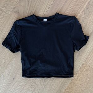 lululemon athletica Black Crop Top